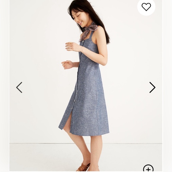 Madewell chambray midi dress - Picture 4 of 8
